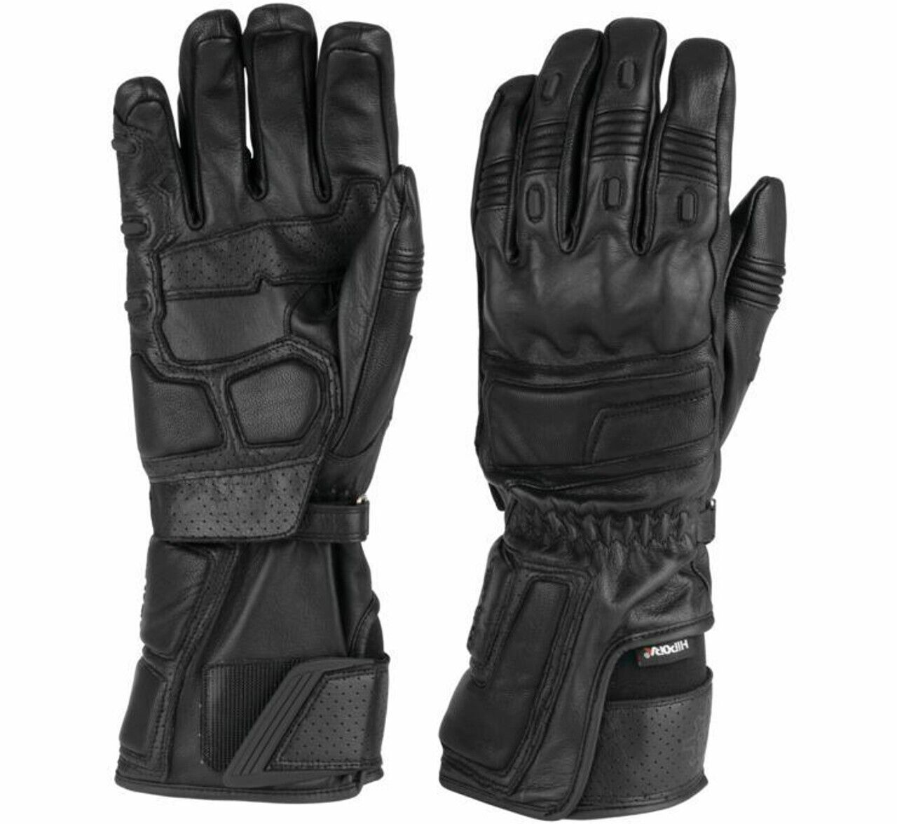 FIRSTGEAR Athena Long Gloves Black - Women Medium - Click Image to Close