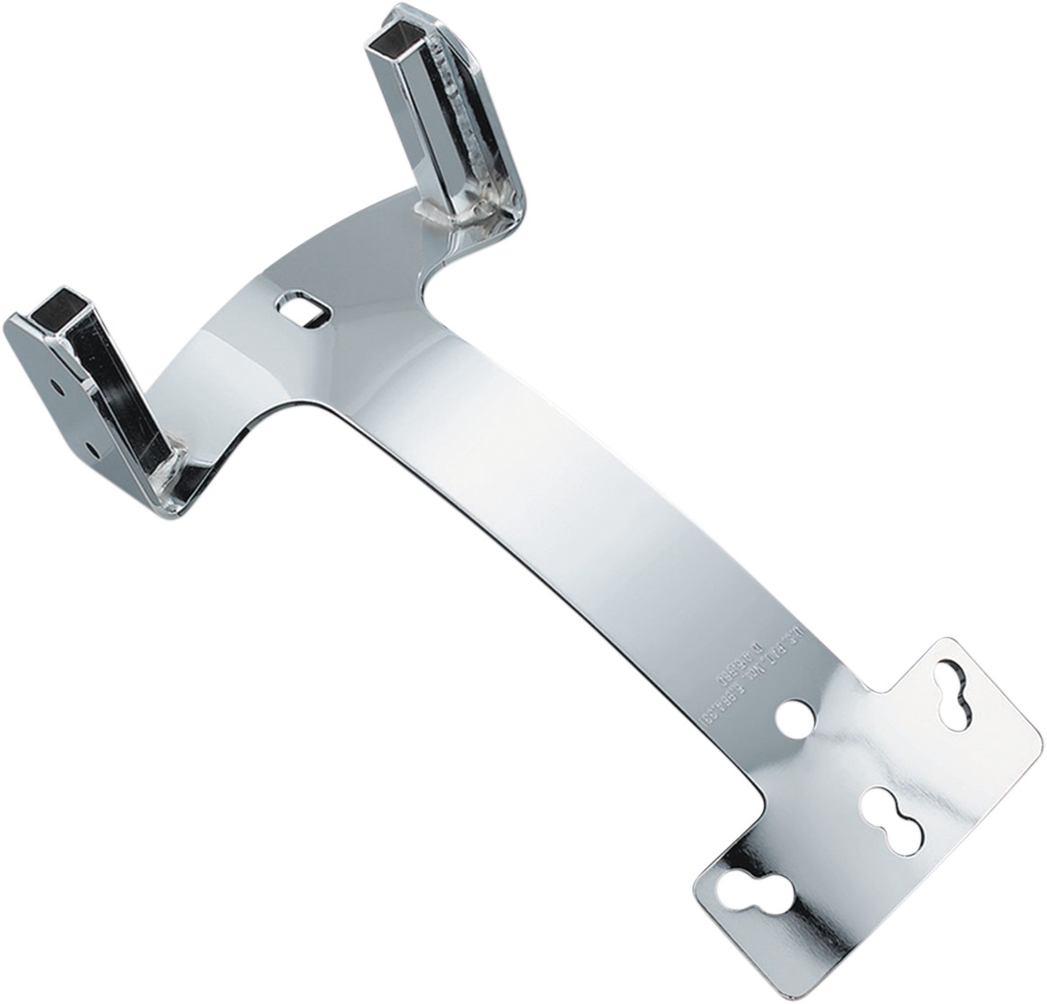 Plug & Play Removable Backrest Bracket Chrome - Click Image to Close