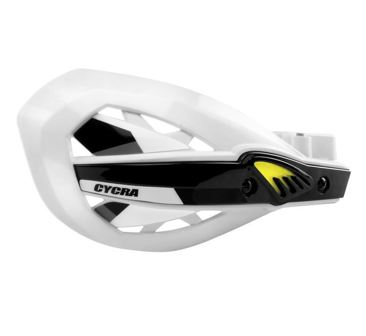 Cycra Eclipse Handshield Kit White Fits Yamaha - Click Image to Close