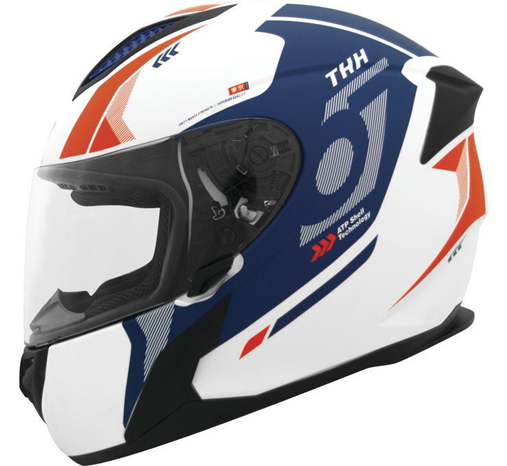 THH Helmets T810S Hayate Whtnvy Lg - Click Image to Close