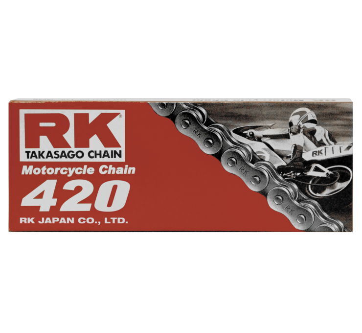 RK Chain 420-130 - Natural - Click Image to Close