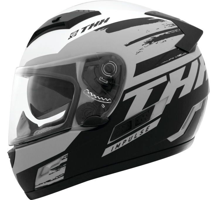 THH Helmets Ts-80 Impulse Gry/Blk L - Click Image to Close