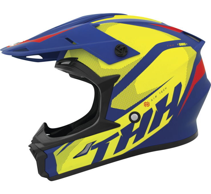 THH Helmets T710X Airtech BluyelYouth Small - Click Image to Close