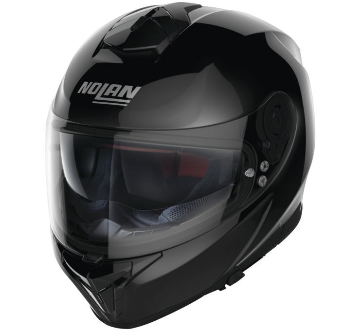 Nolan Helmets N80-8 Solid Gloss Black Helmet - Size Large - Click Image to Close