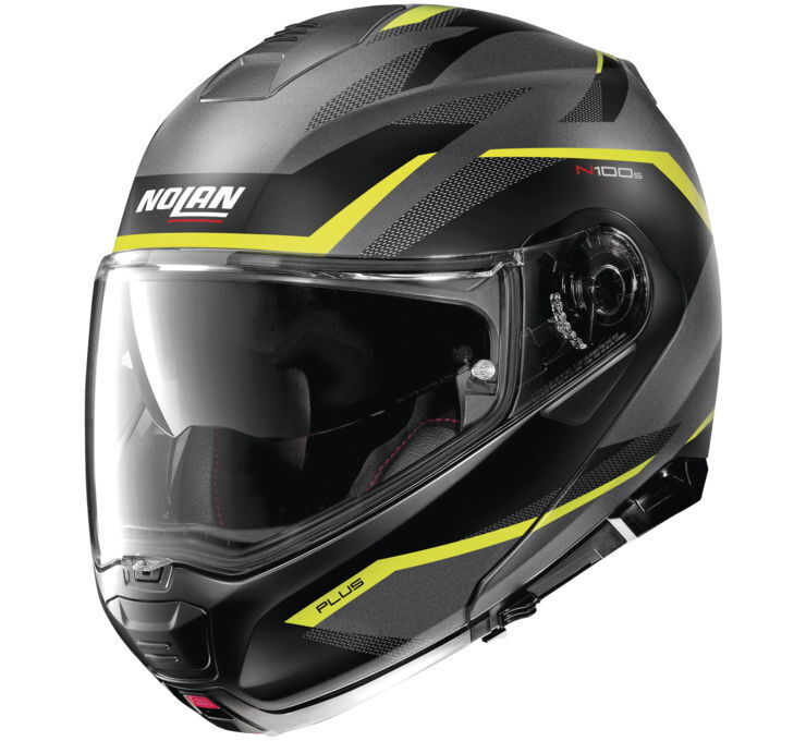 Nolan Helmets N100-5 Plus Ovrlnd Gryyel Lg - Click Image to Close