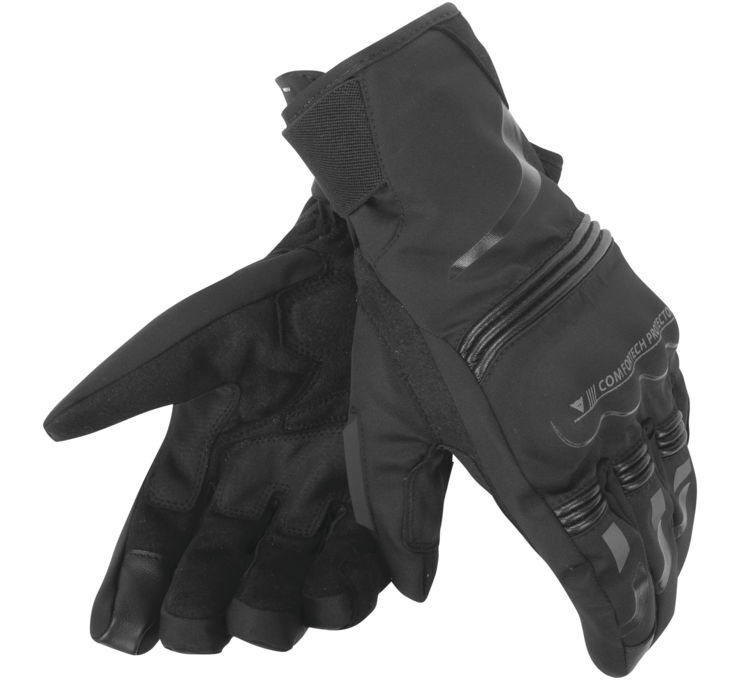 Dainese Tempest D-Dry Gloves Black XS - Waterproof Motorcycle Glove - Click Image to Close