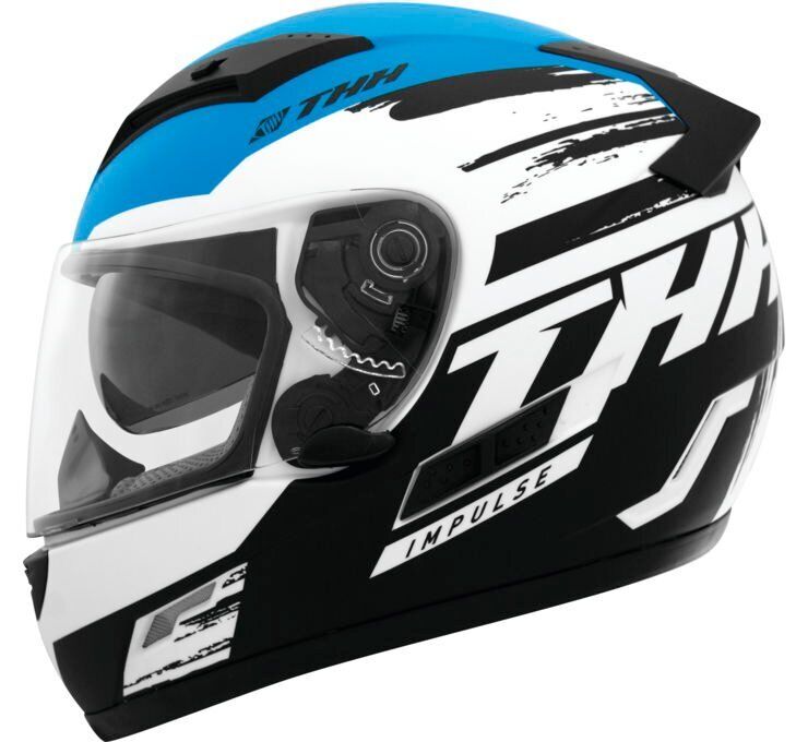 THH Helmets Ts-80 Impulse Blk/Blu 2Xl - Click Image to Close