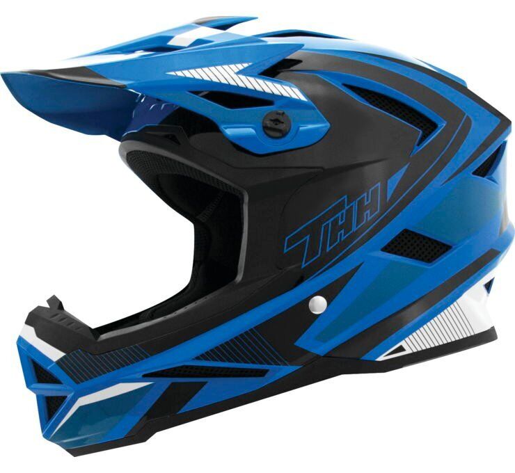 THH Helmets T-42 Bmx Acceler Blu/Wht Lg - Click Image to Close