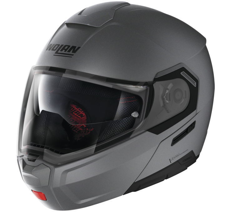 Nolan Helmets N90-3 Solid Flt Vulcan Gry Md - Click Image to Close