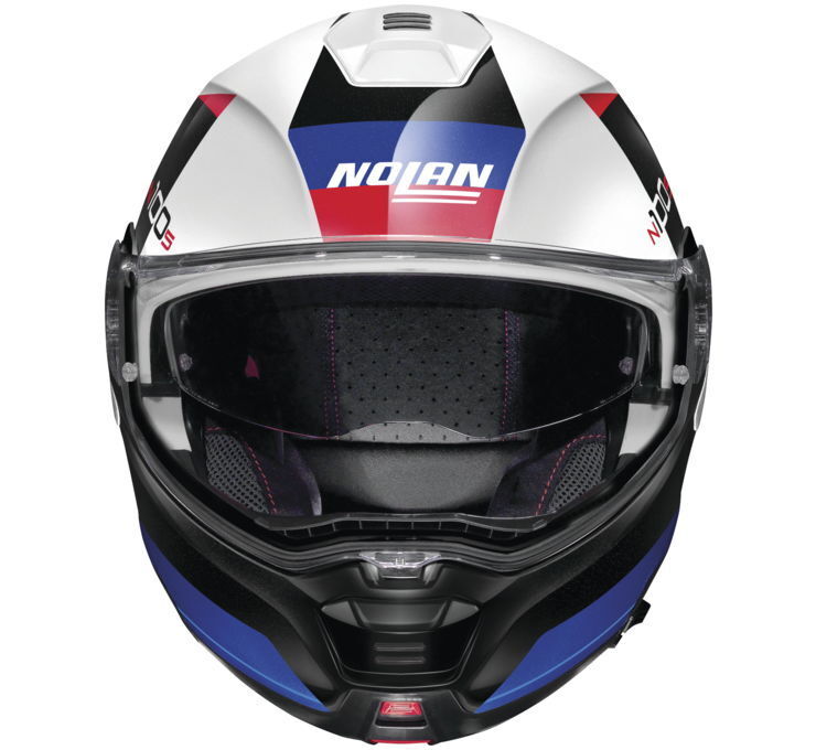 Nolan Helmets N100-5 Hilltop Mtlwhtblured Xl - Click Image to Close