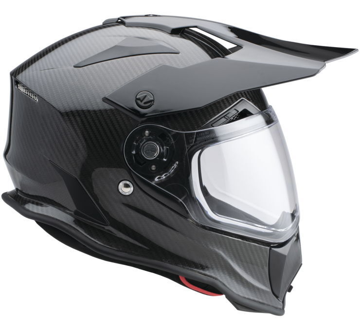 FIRSTGEAR Hyperion Carbon Helmet Black - Medium - Click Image to Close