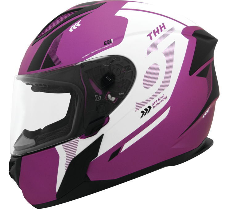 THH Helmets T810S Hayate Metpnkwht Xs - Click Image to Close