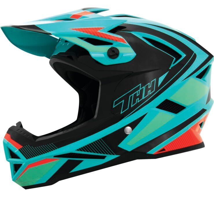 THH Helmets T-42 Bmx Acceler Blu/Org Xs - Click Image to Close