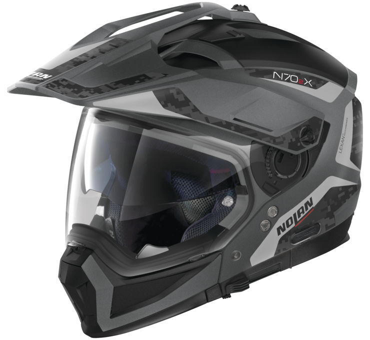 Nolan Helmets N70-2X Torped Fltgryfltblk 2Xl - Click Image to Close