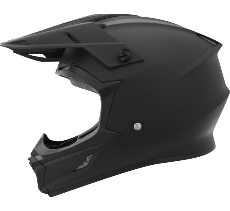 THH Helmets T710X Solid Flat Black Md - Click Image to Close