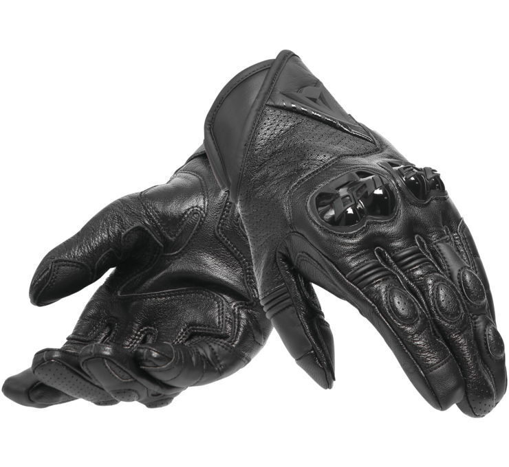 Dainese Blackshape Black Large Motorcycle Gloves - Click Image to Close