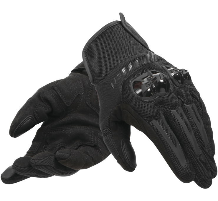 Dainese Mig 3 Air Black Motorcycle Gloves, Medium - Click Image to Close