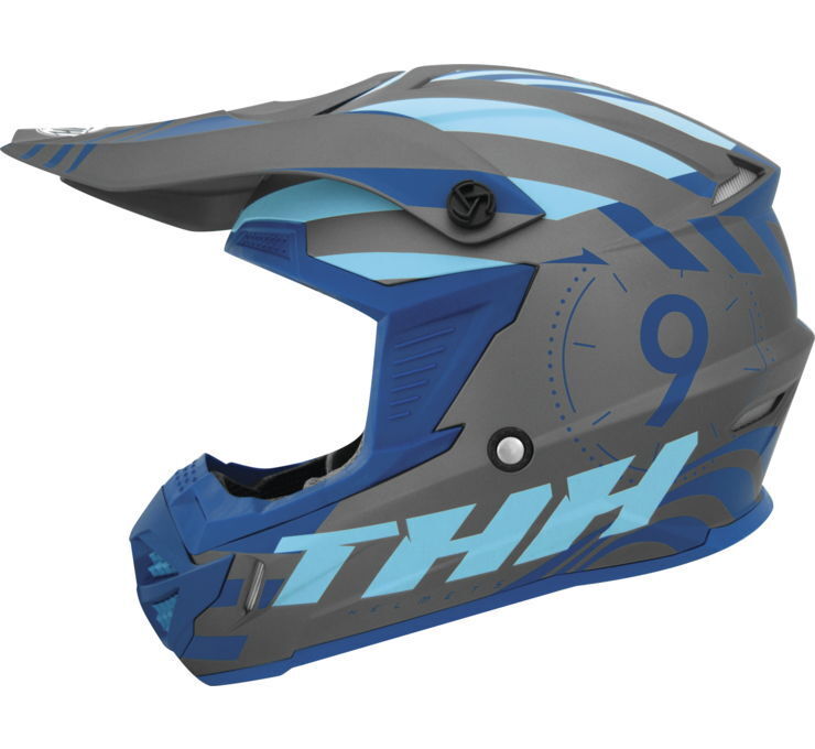 THH Helmets T730X Twister Gryblu Xs - Click Image to Close