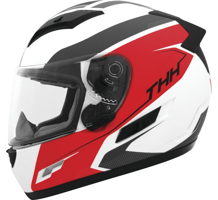 THH Helmets Ts-80 Vision Whtred Sm - Click Image to Close