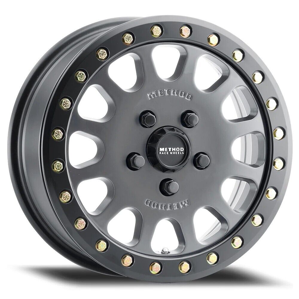 MR401 UTV Beadlock 15x6 / 5+1/49mm / 5x4.5 / 72mm CB Ti. Wheel - MT Black Ring - Click Image to Close