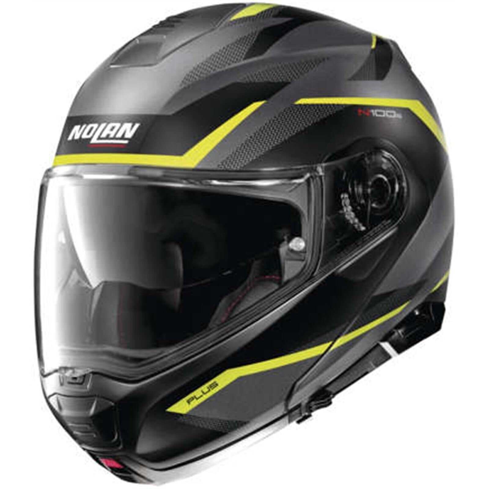 Nolan Helmets N100-5 Plus Ovrlnd Gryyel Md - Click Image to Close