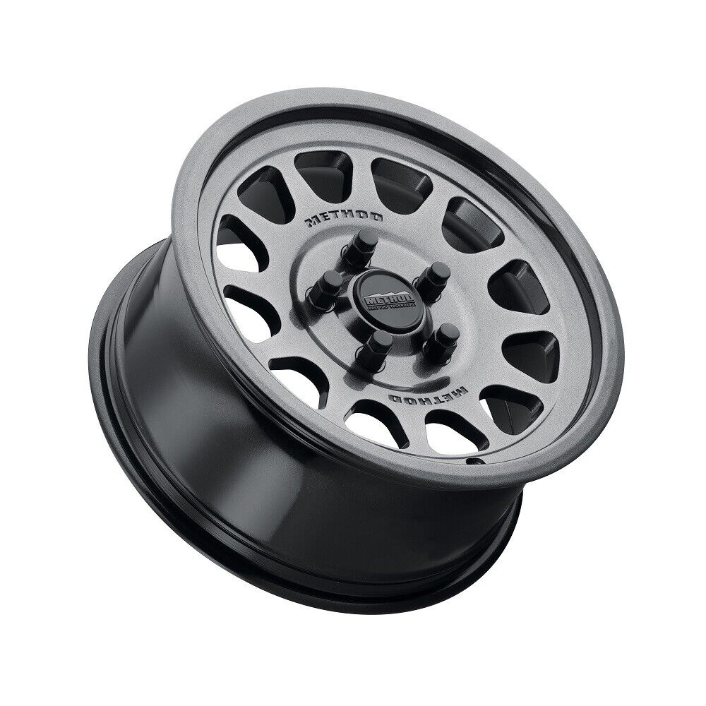 MR414 Bead Grip 15x10 / 6+4/25mm Offset / 5x4.5 / 76mm CB Graphite Wheel - Click Image to Close