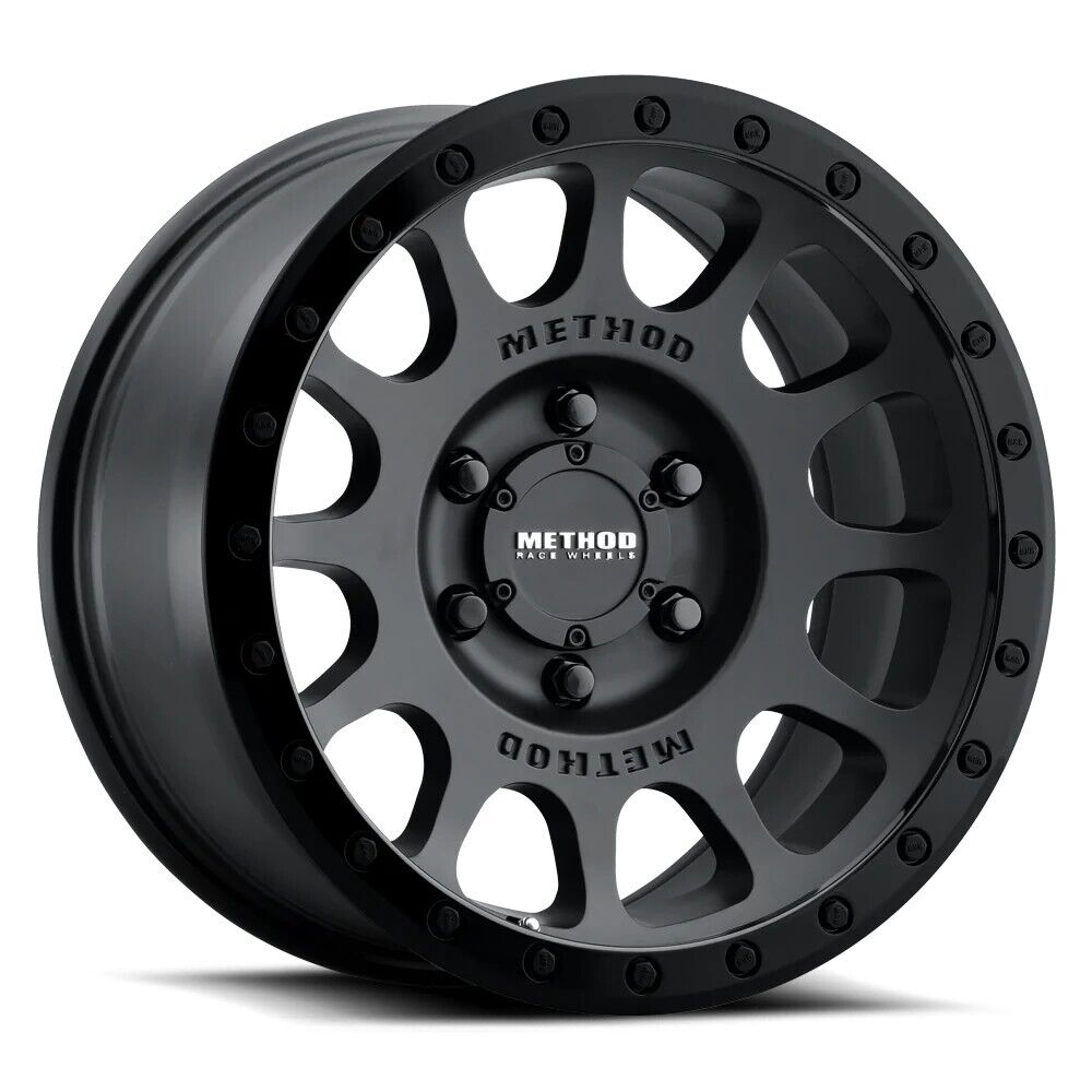 MR305 NV 18x9 18mm Offset 6x5.5 108mm CB Double Black Wheel - Click Image to Close