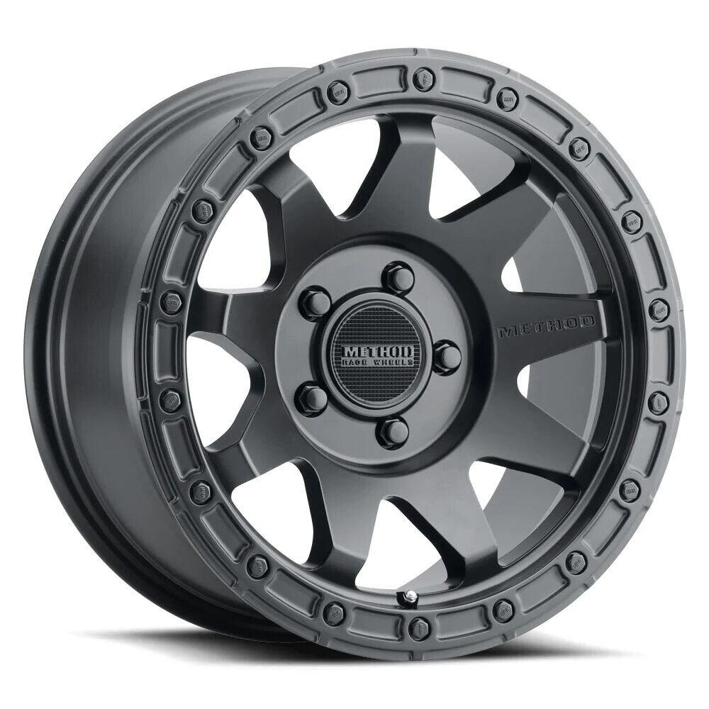 MR317 17x9 -12mm Offset 5x5.5 108.00mm CB Matte Black Wheel - Click Image to Close