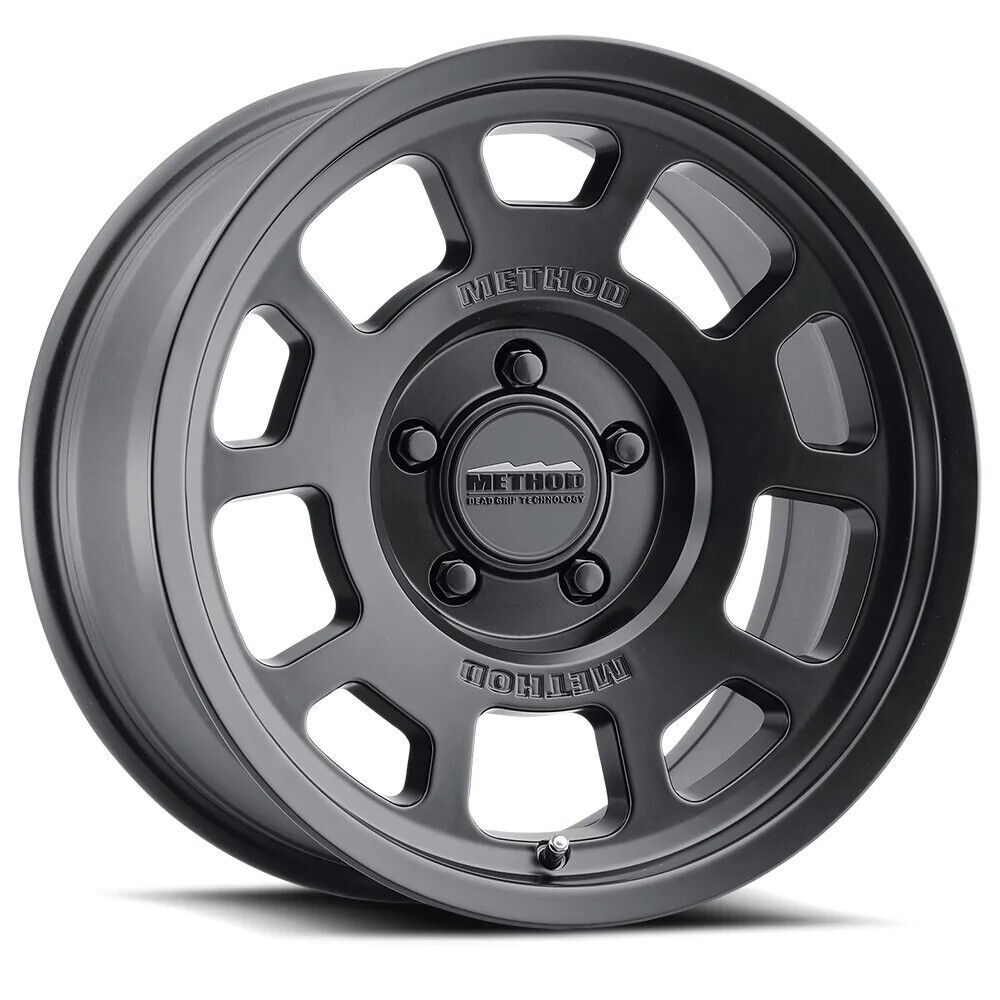 MR705 18x9 +25mm Offset 5x150 110.5mm CB Matte Black Wheel - Click Image to Close