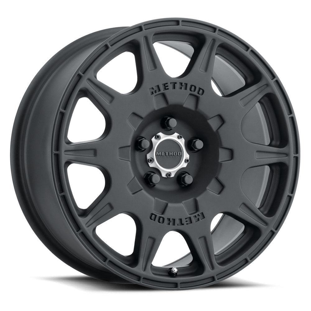 MR502 RALLY 17x8 +38mm Offset 5x100 67.1mm CB Matte Black Wheel - Click Image to Close