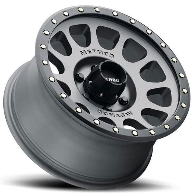 MR305 NV 18x9 / +18mm Offset / 6x135 BP / 94mm CB / Ti w/ Black Lip Wheel - Click Image to Close