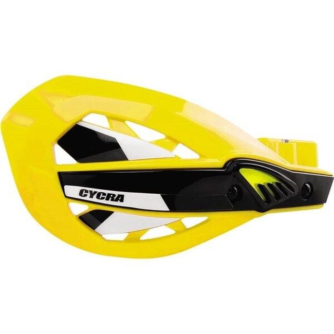 Cycra Eclipse Handshield Kit Yellow Fits Suzuki - Click Image to Close