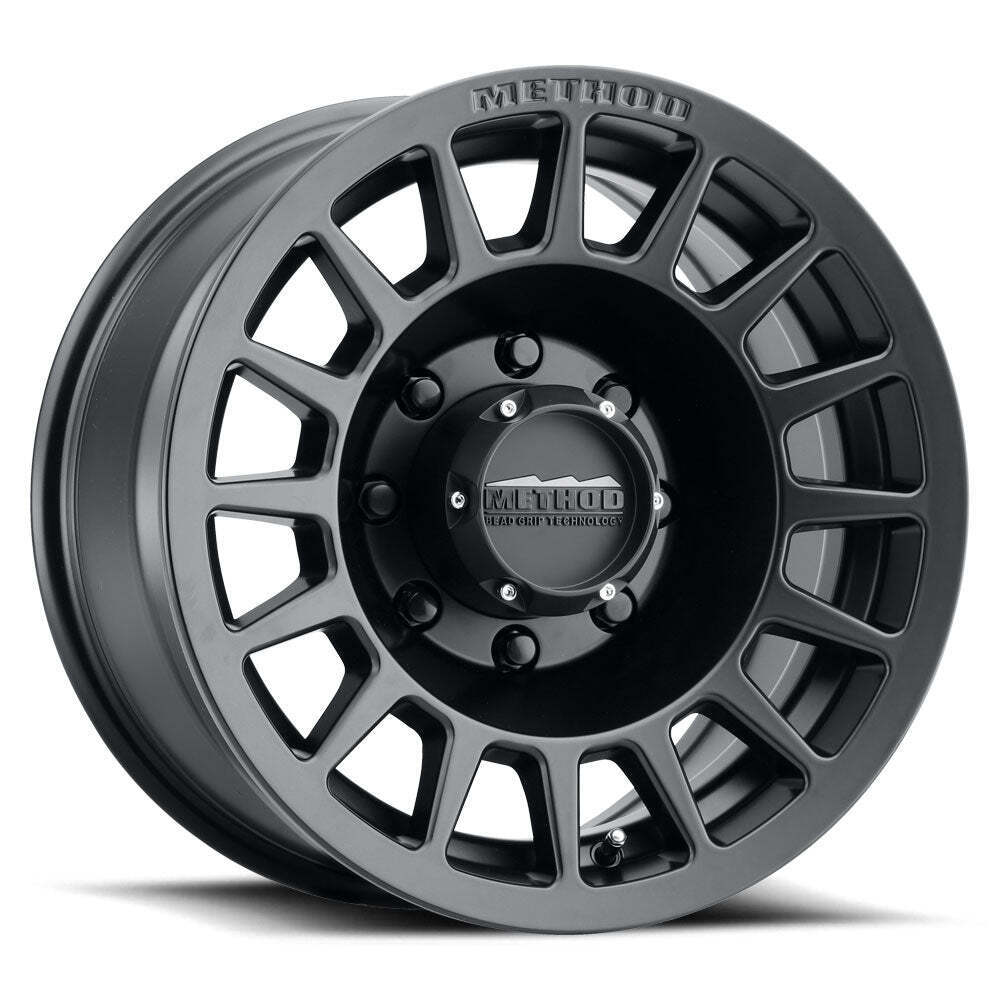 MR707 Bead Grip 17x8.5 0mm Offset 6x5.5 BP 106.25mm CB 4.72in BS MT Black Wheel - Click Image to Close