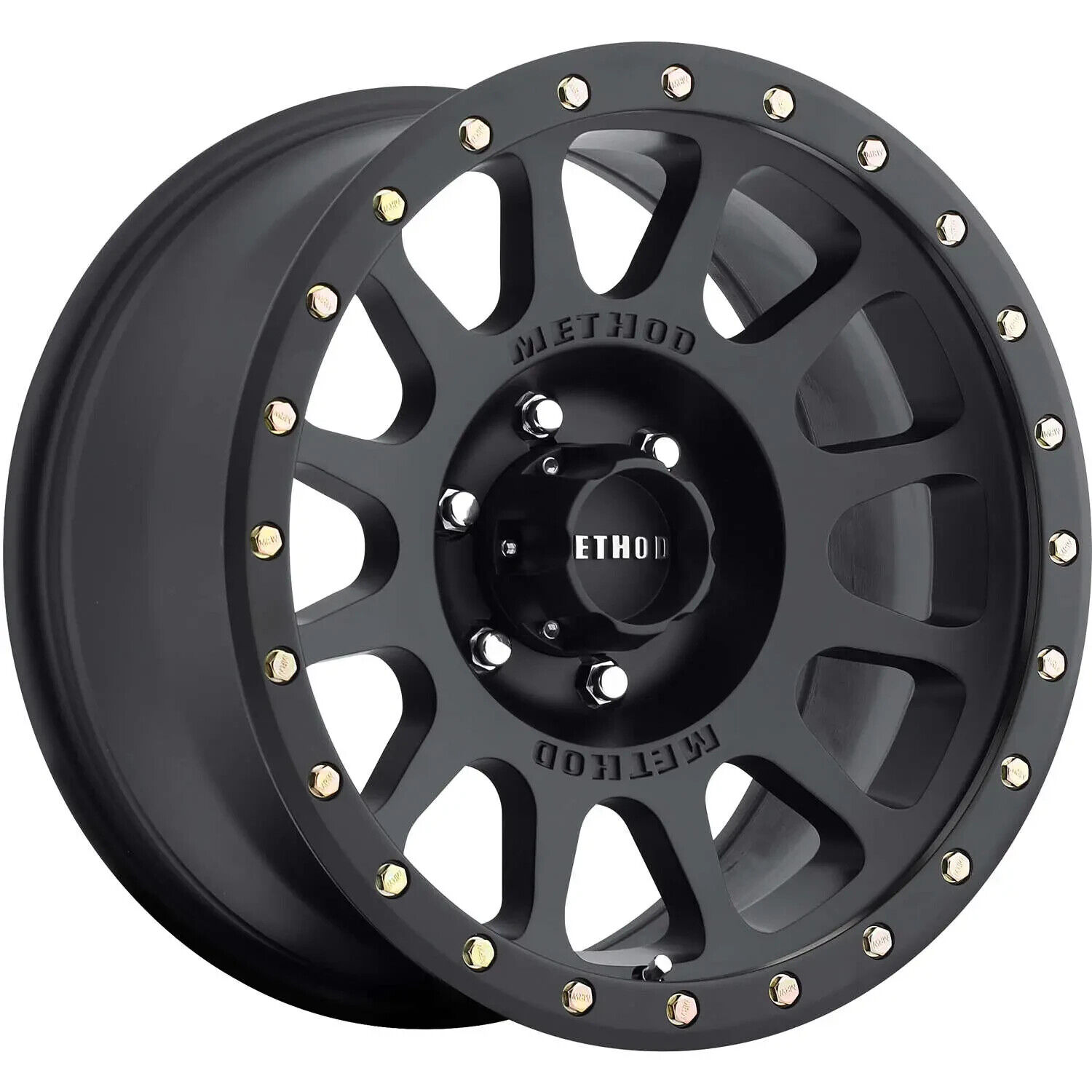 MR305 NV 18x9 0mm Offset 5x150 116.5mm CB Matte Black Street Loc Wheel - Click Image to Close