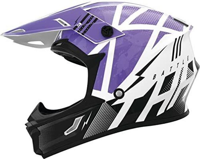 THH Helmets T710X Battle Pur/BlkYouth Medium - Click Image to Close