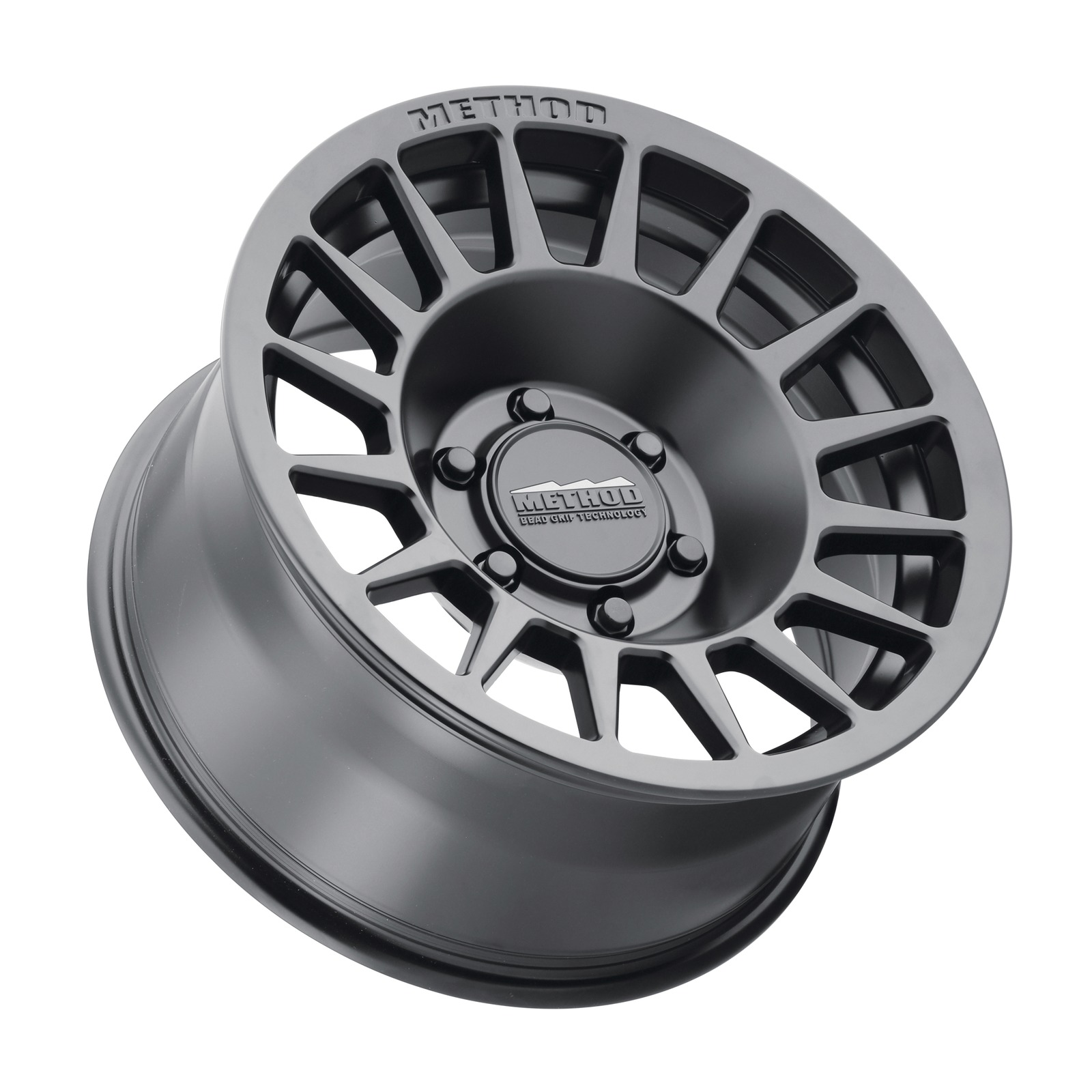 MR707 Bead Grip 17x8.5 +38mm Offset 5x108 BP 63.4mm CB 4.72in BS MT Black Wheel - Click Image to Close