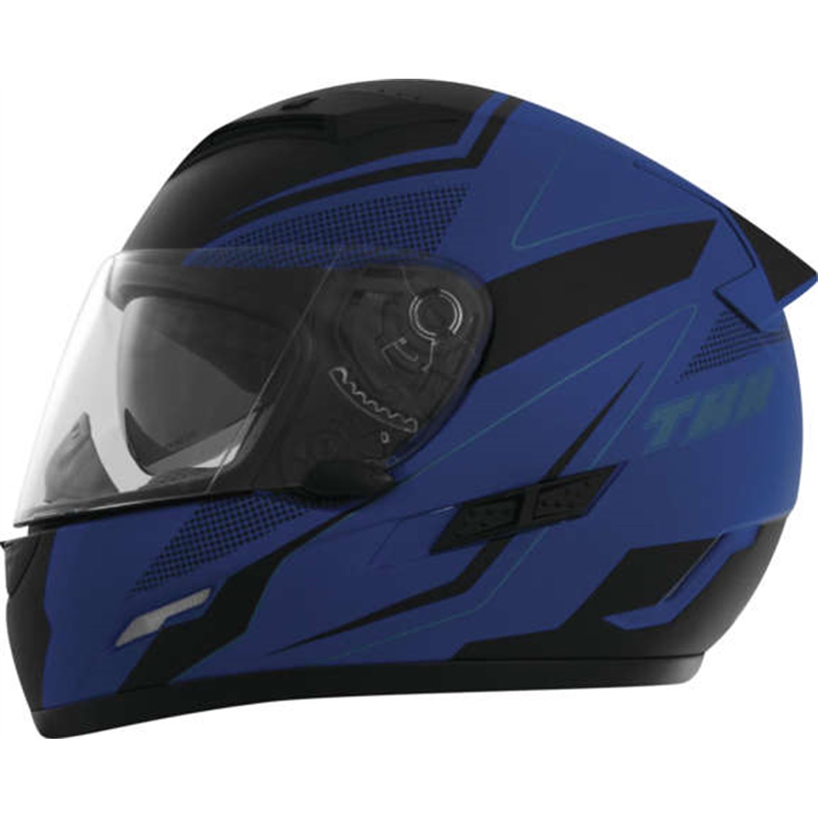 THH Helmets TS-80 FXX Blue/Black XXL Unisex Adult Helmet - Click Image to Close