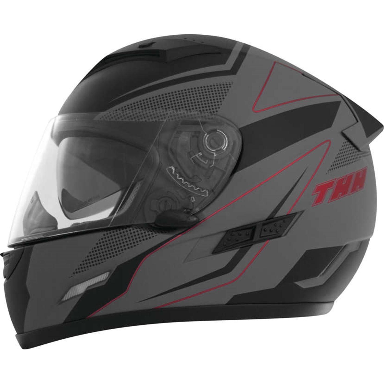 THH Helmets TS-80 FXX Helmet Gray/Black XL - Click Image to Close