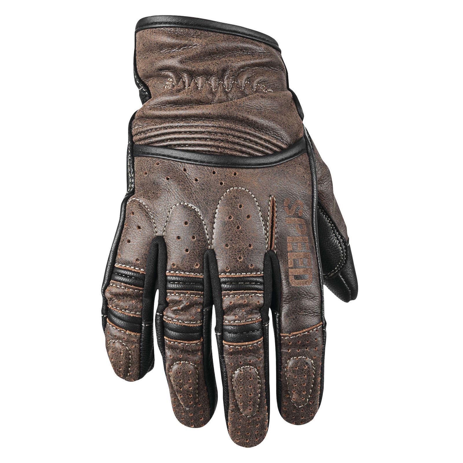 Rust and Redemption Leather Gloves Brown - XL - Click Image to Close