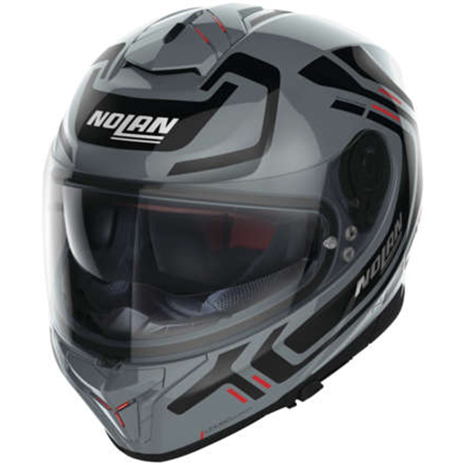 Nolan Helmets N80-8 Ally Helmet Slate Gray & Black 2XL - Click Image to Close