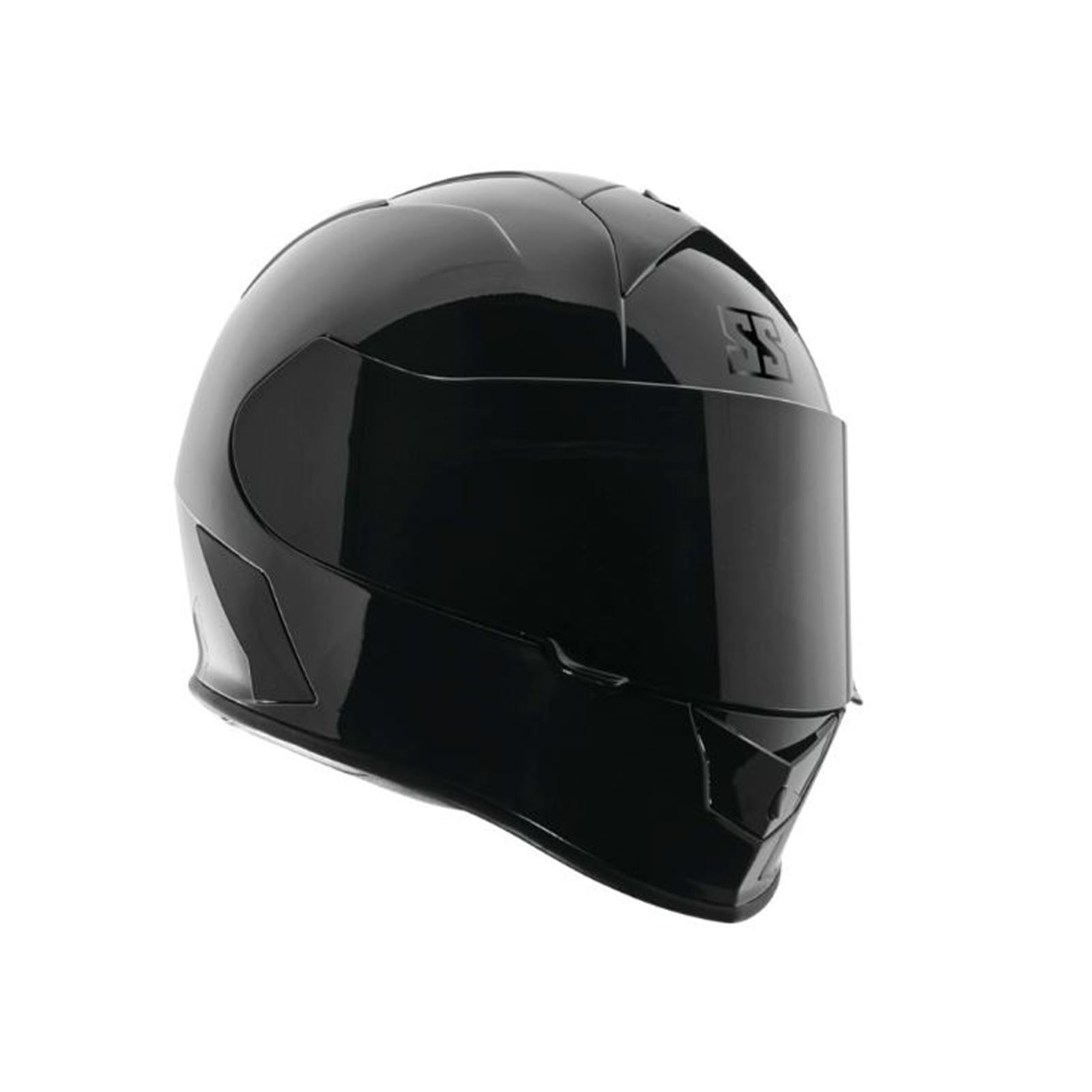 SS900 Solid Speed Helmet Gloss Black - Medium - Click Image to Close