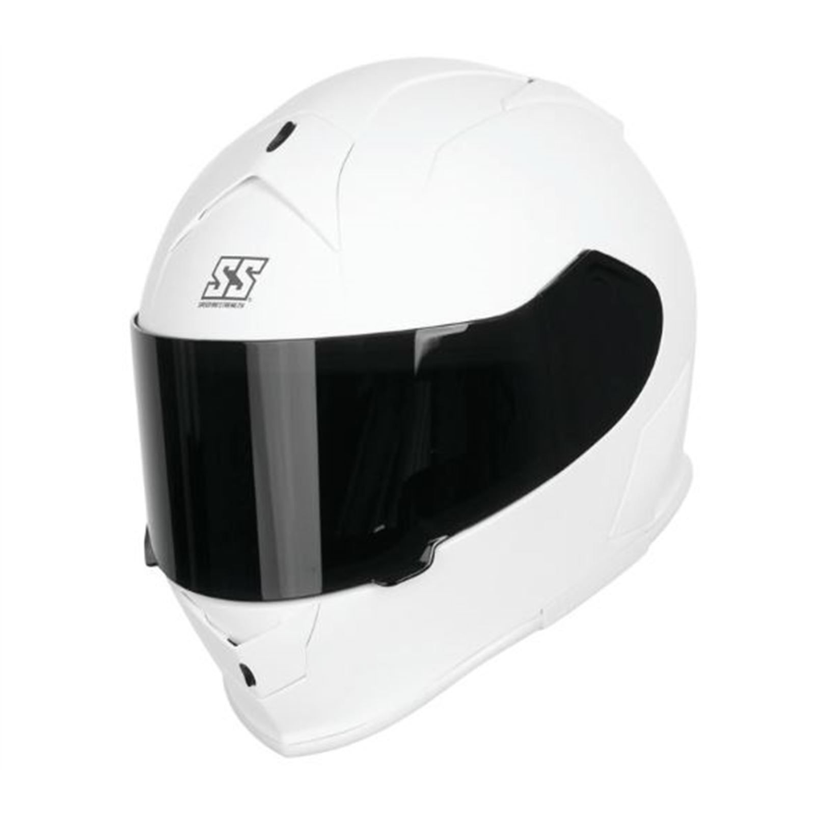 SS900 Solid Speed Helmet Matte White - Medium - Click Image to Close