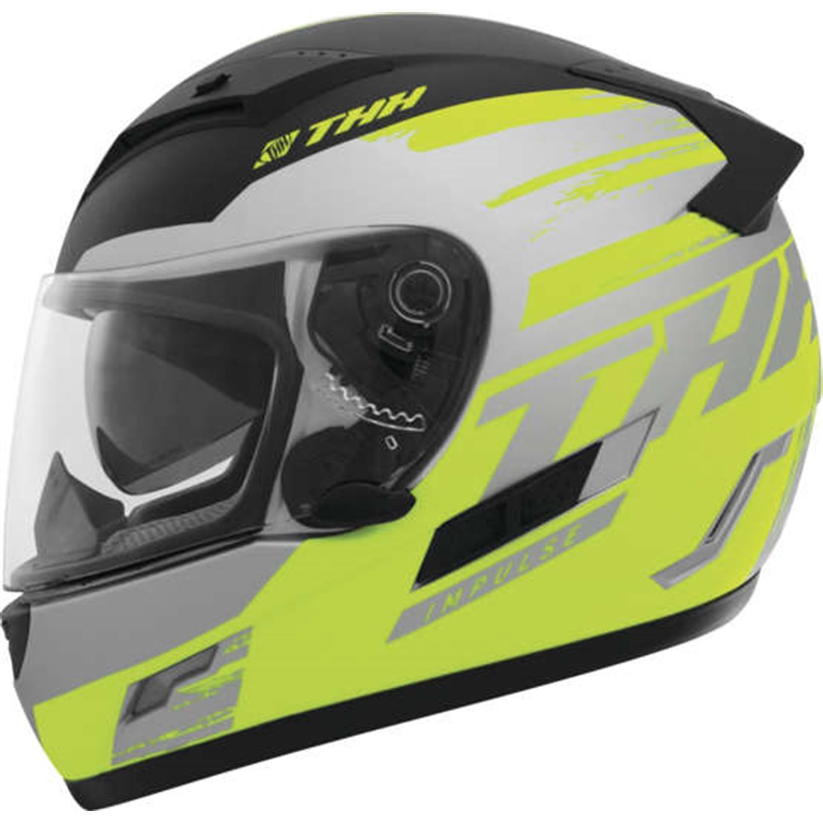 THH Helmets Ts-80 Impulse Yel/Blk S - Click Image to Close