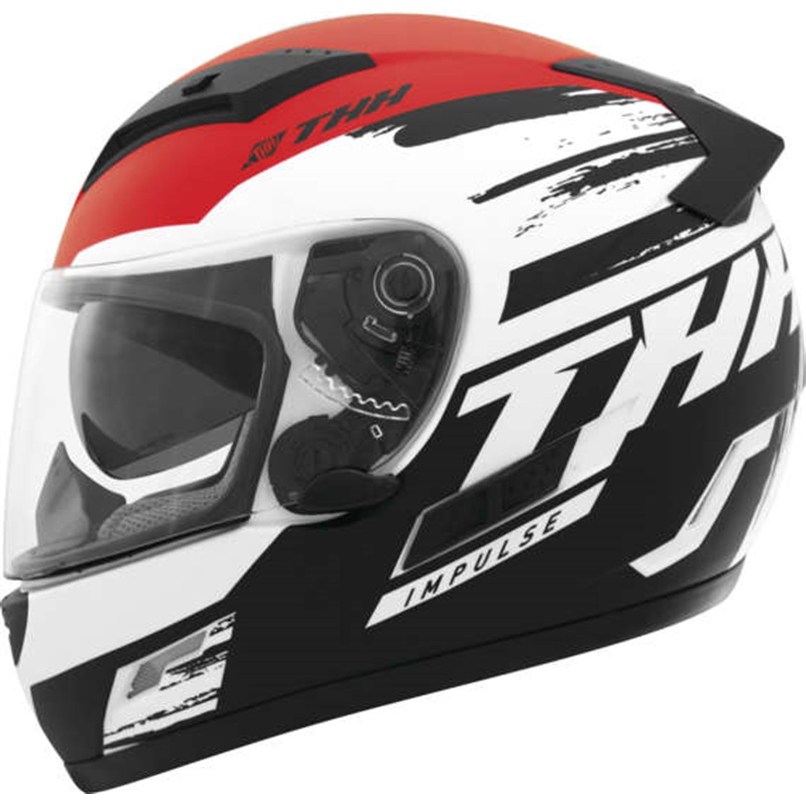 THH Helmets Ts-80 Impulse Blk/Red Xs - Click Image to Close