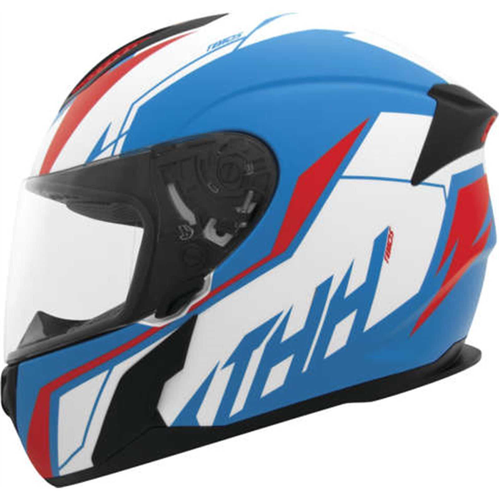 THH Helmets T810S Turbo Blue/Red Md - Click Image to Close