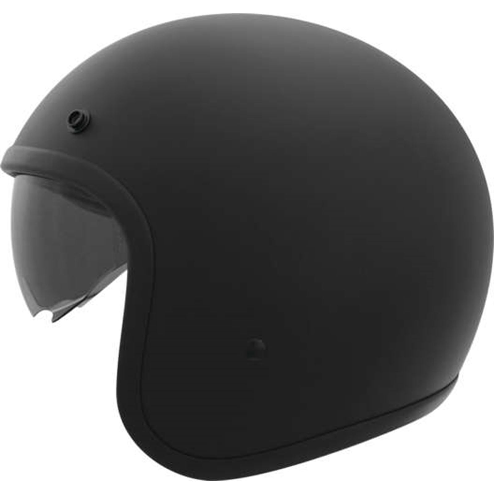 THH Helmets T-383 Black Small Motorcycle Helmet - Click Image to Close