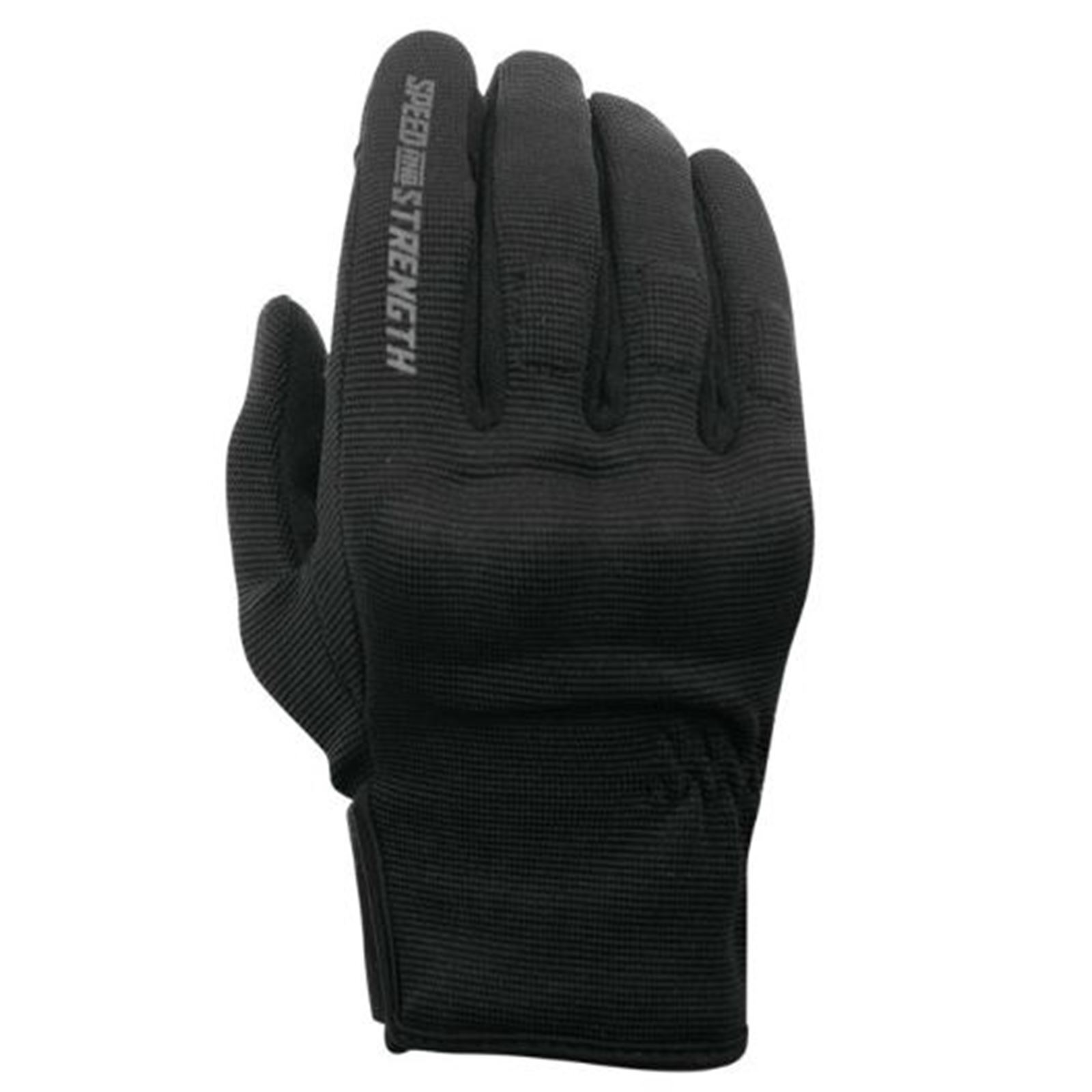 Speed Society Gloves Black Womens - Medium - Click Image to Close