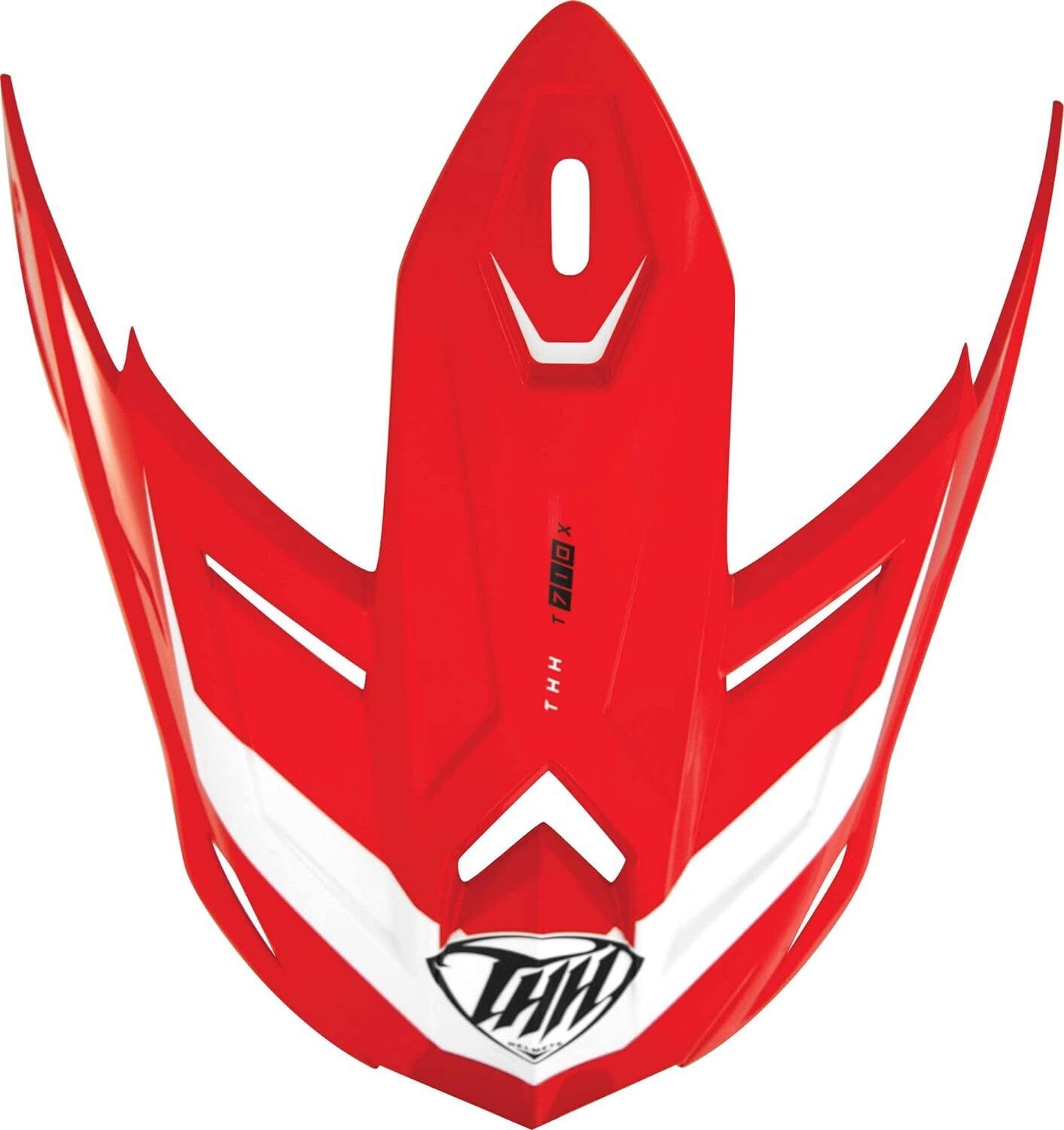 THH Helmets T710X Airtech Visor Redblk - Click Image to Close