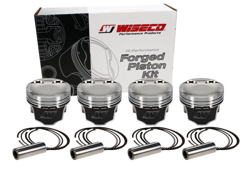 Wiseco 1400 HD -14cc Piston Kit Fits Mitsubishi 4G63 EVO 8 - Click Image to Close