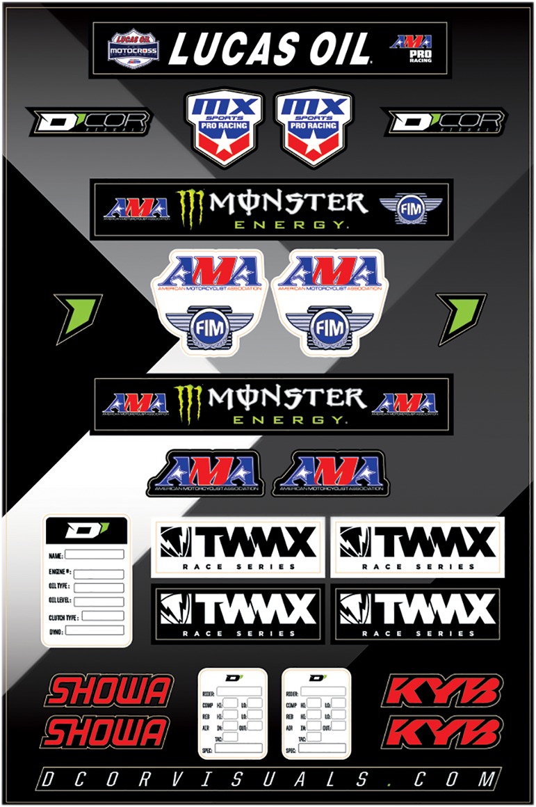 "MX" Universal Decal Sheet - 12 mil Ultracurve Vinyl - Click Image to Close